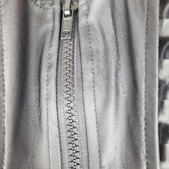 Lip Service Cult Holographic Neurotransmission Cyber Gothic Fetish Dress Small - Picture 7 of 13